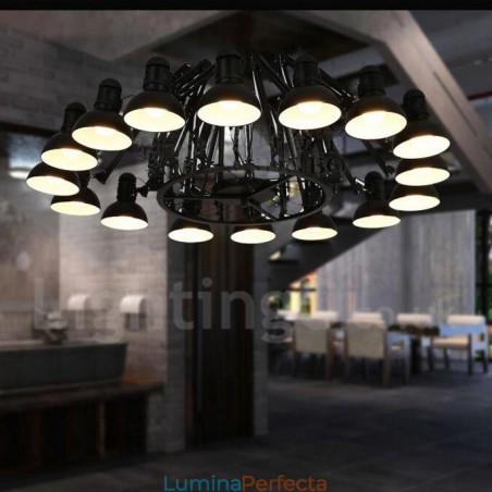 Lampă cu candelabru modern contemporan cu 16 lumini Lampă cu candelabru modern contemporan cu 16 lumini