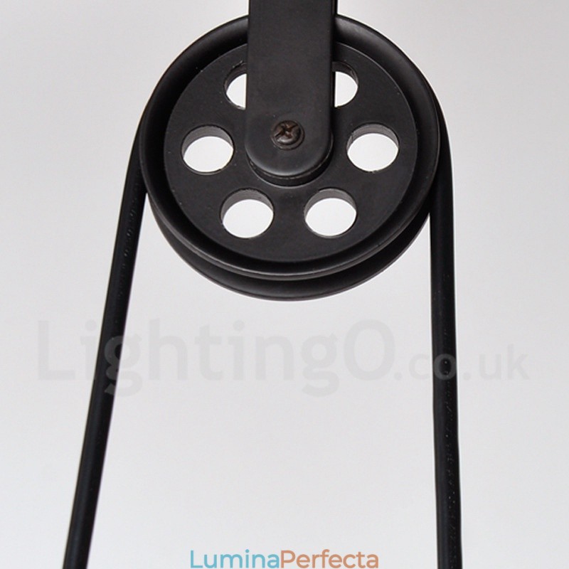 Lampă suspendată din metal vintage country cu 2 lumini