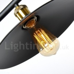 Lampă suspendată din metal vintage country cu 3 lumini