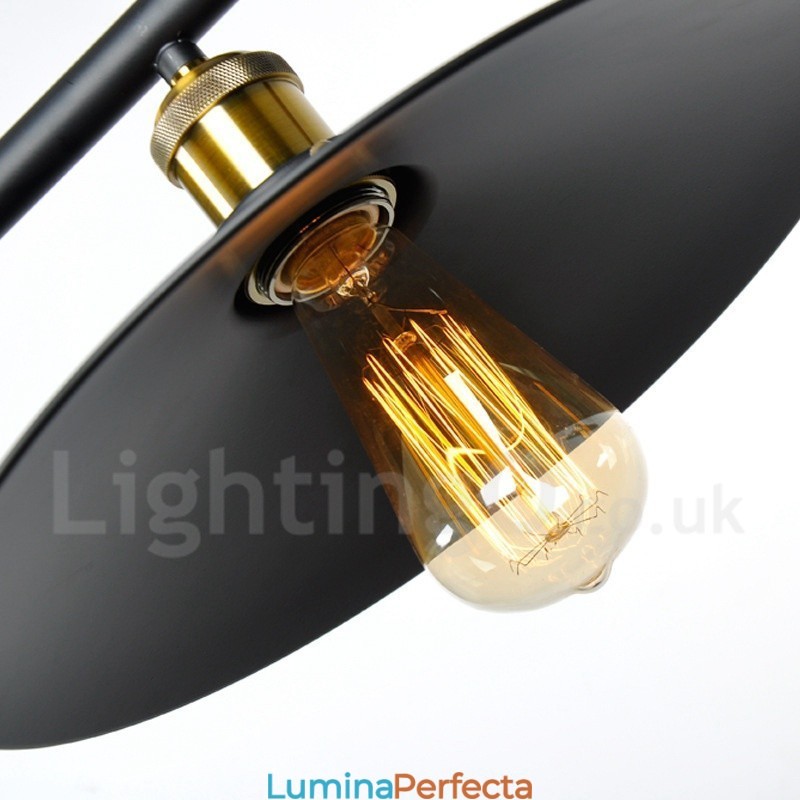 Lampă suspendată din metal vintage country cu 3 lumini