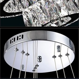 Lustre de cristal Iluminat modern Trei inele D305070 K9 Plafoniere mari din cristal