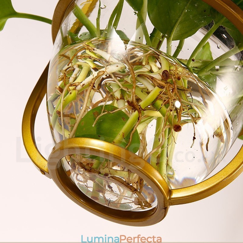 Lampă de sticlă tradițională clasică cu o singură lumină