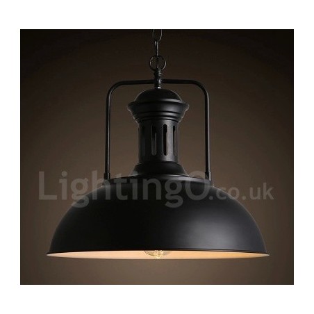 Lampă pendant metal vintage Black Country Lampă pendant metal vintage Black Country