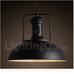 Lampă pendant metal vintage Black Country
