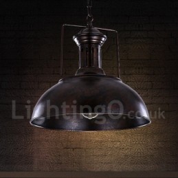 Lampă pendant metal vintage Black Country