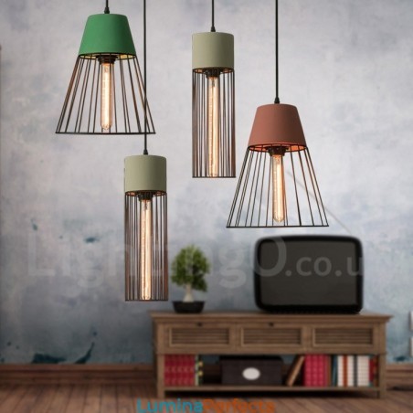 Lampă suspendată din metal cu 1 lumină Lampă suspendată din metal cu 1 lumină