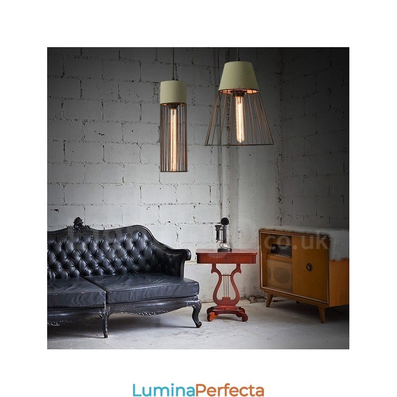 Lampă suspendată din metal cu 1 lumină