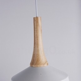 Lampă suspendată modernă, din lemn, din metal