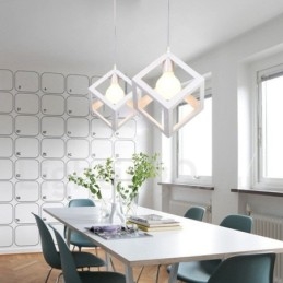 Lampă suspendată modernă, contemporană, multicoloră, metal cu 1 lumină