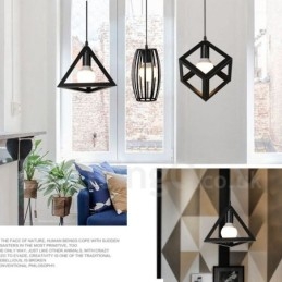 Lampă suspendată modernă, contemporană, multicoloră, metal cu 1 lumină