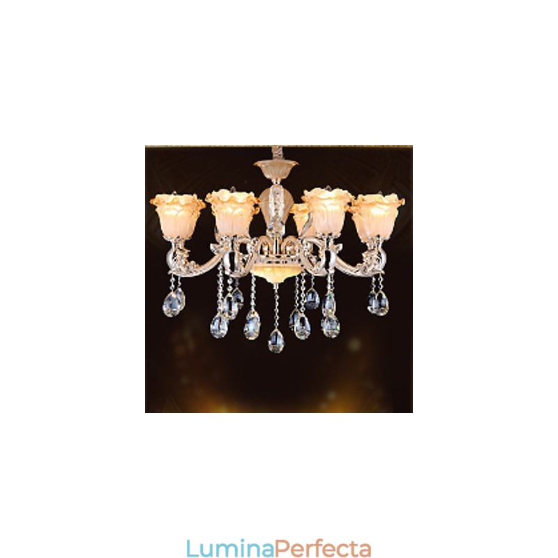 Lampă de cristal retro în stil european Lampă Americange