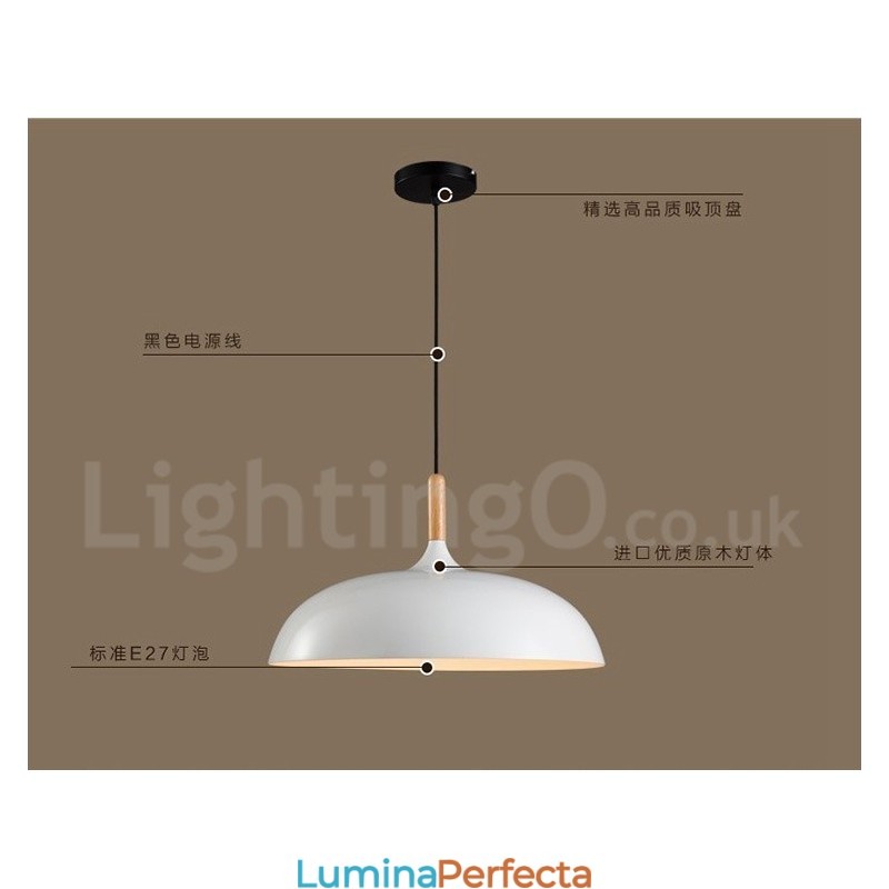 Dormitor Modern Contemporan Lampă suspendată din metal cu 1 lumină