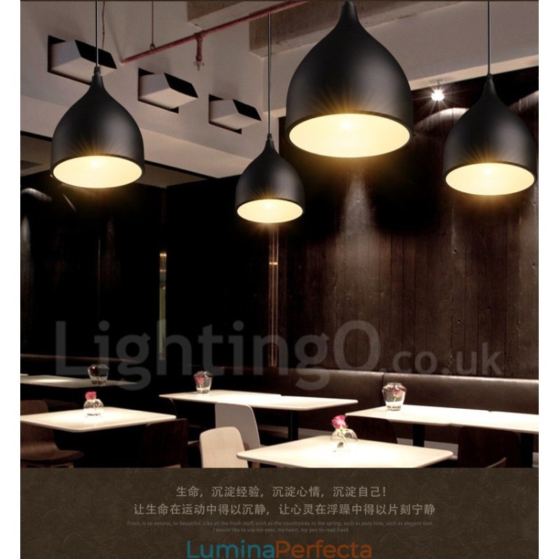 Lampă suspendată modernă contemporană cu 1 lumină