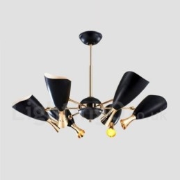 Candelabru modern contemporan cu 6 lumini