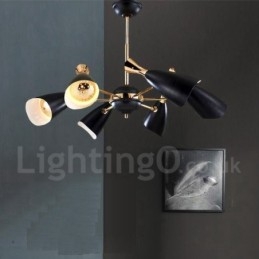 Candelabru modern contemporan cu 6 lumini