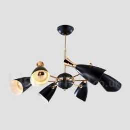 Candelabru modern contemporan cu 6 lumini
