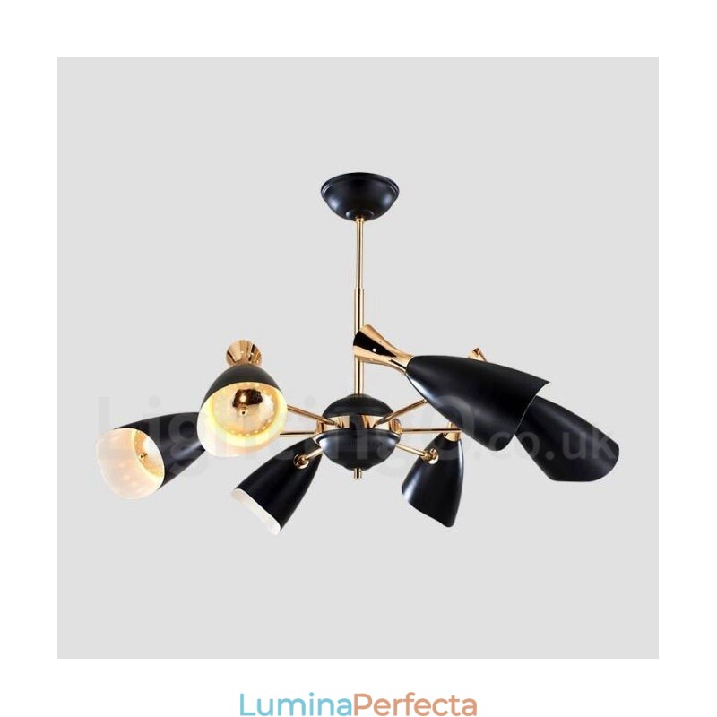 Candelabru modern contemporan cu 6 lumini