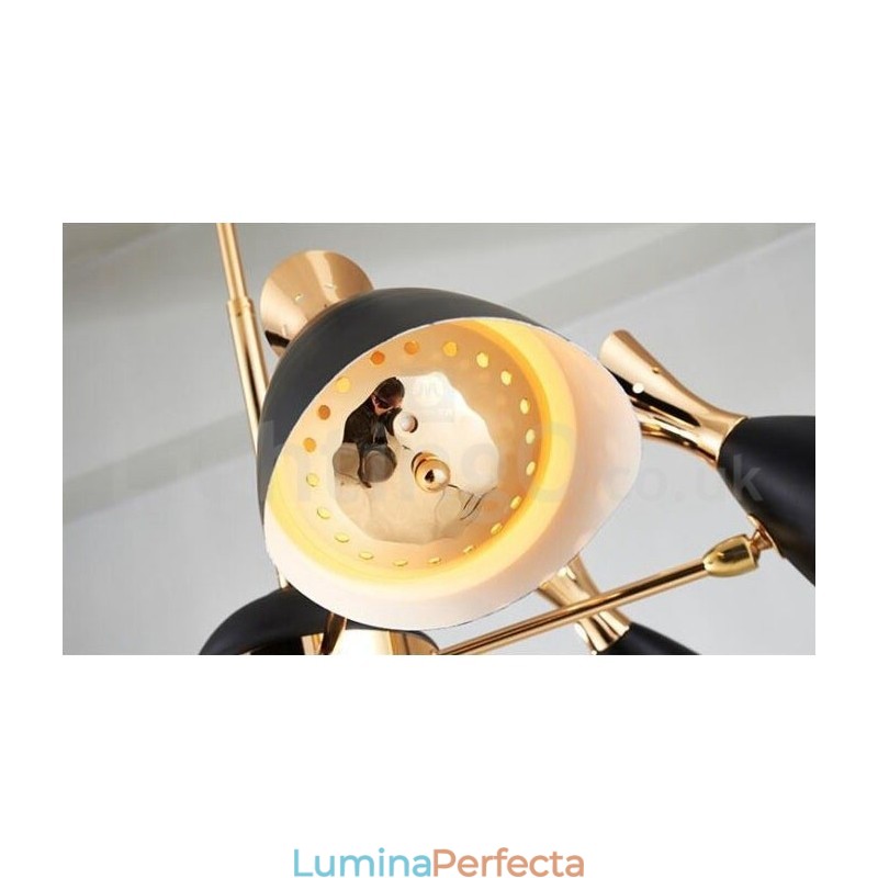 Candelabru modern contemporan cu 6 lumini