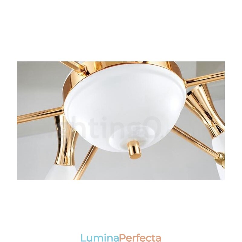 Candelabru modern contemporan cu 6 lumini