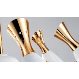 Candelabru modern contemporan cu 6 lumini