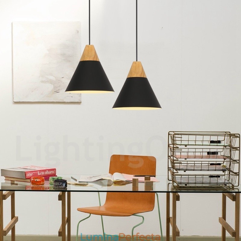 Lampă suspendată modernă și contemporană cu 1 lumină
