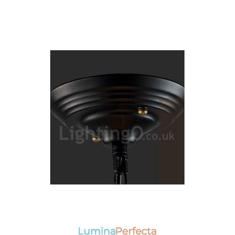 Lampă suspendată vintage Globe din metal cu 6 lumini