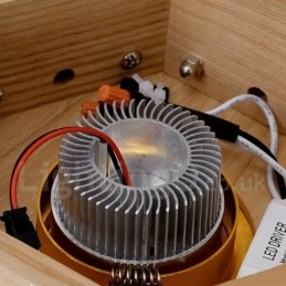 Lampă suspendată modernă contemporană din lemn cu 5 lumină