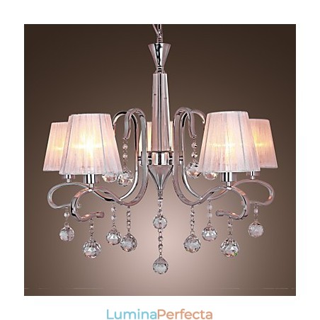 Candelabru din cristal galvanizat modern contemporan