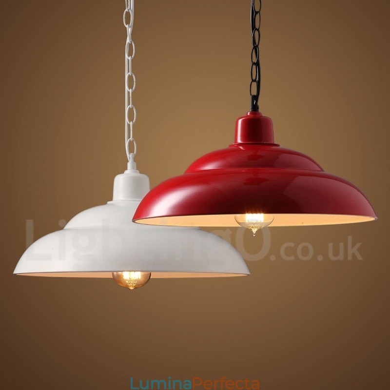 Lampă suspendată retro vintage cu 1 lumină