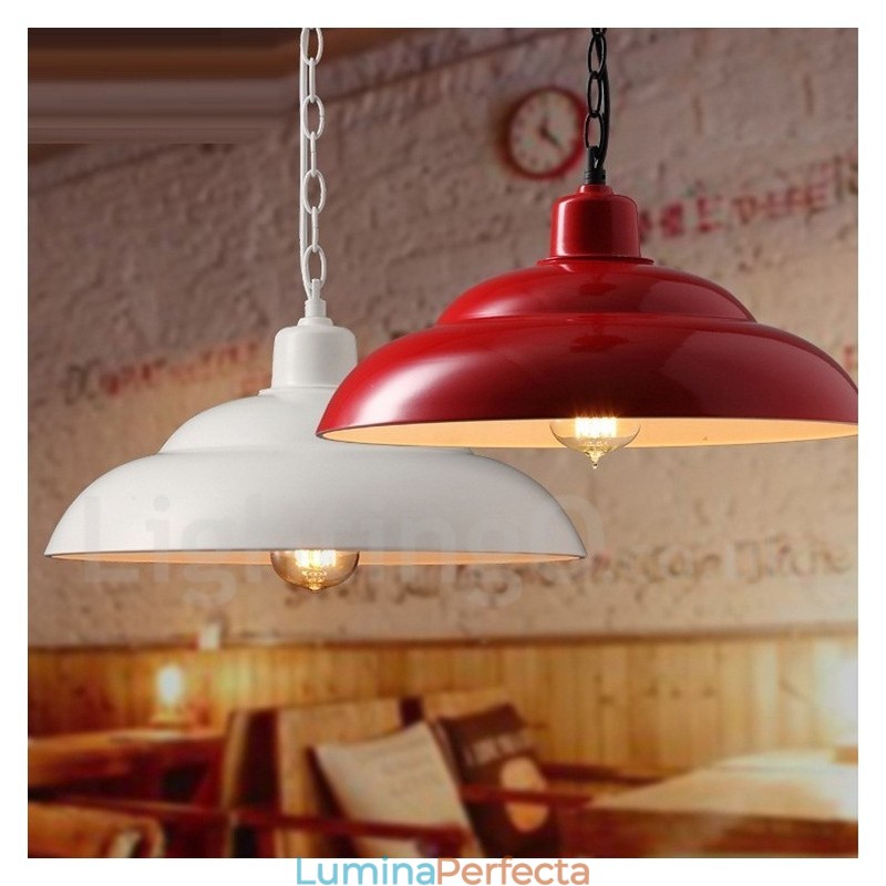 Lampă suspendată retro vintage cu 1 lumină