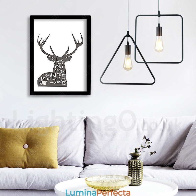 Lampă suspendată modernă, contemporană, din metal, cu 1 lumină