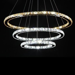 Plafoniere cu plafoniera de cristal inel stil fashion