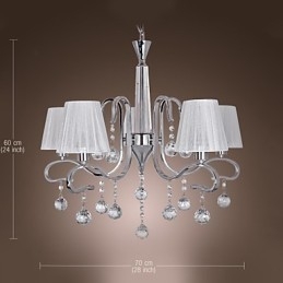 Candelabru din cristal galvanizat modern contemporan