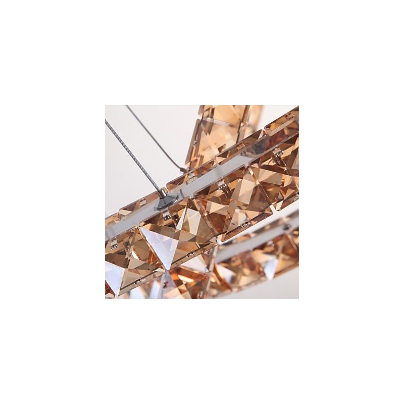 Plafoniere cu plafoniera de cristal inel stil fashion