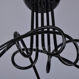 Candelabru Black Country Metal cu 5 lumini