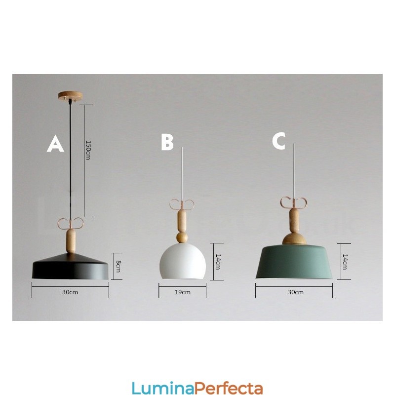 Lampă suspendată multicoloră modernă și contemporană