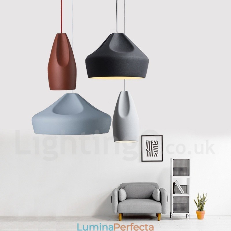 Lampă suspendată modernă, contemporană, în mai multe culori