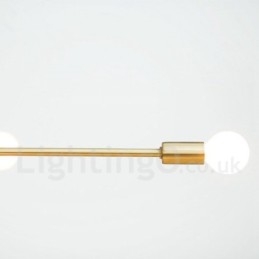 Candelabru modern contemporan din cupru cu 5 lumini