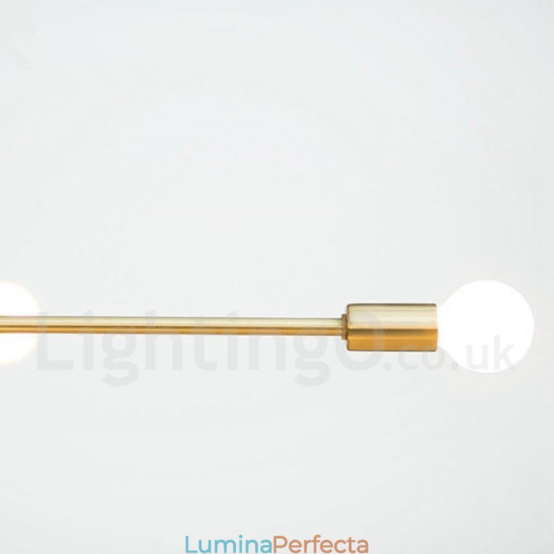 Candelabru modern contemporan din cupru cu 5 lumini