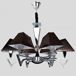 Candelabru din fier forjat la modă Candelabru de artă cu 6 lumini