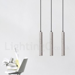 Lampă suspendată modernă contemporană din beton cu 1 lumină