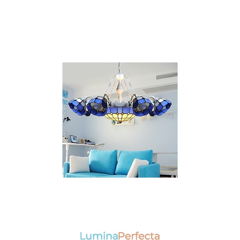 The Mediterranean Sea Rural Setting Creative 8 + 1 Head Lamps And Lanterne