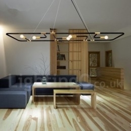 Lampă suspendată modernă și contemporană cu 5 lumini