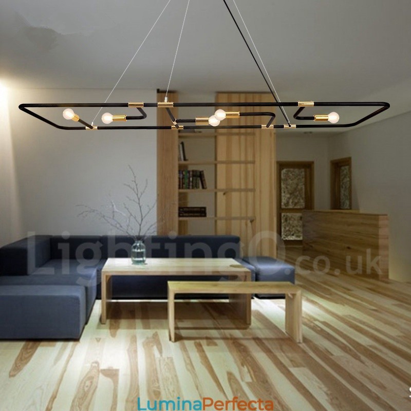 Lampă suspendată modernă și contemporană cu 5 lumini
