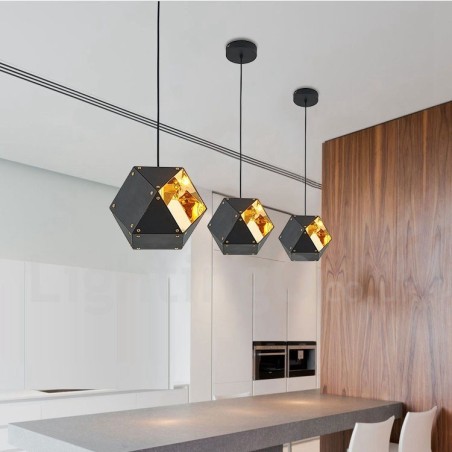 Lampă suspendată modernă și contemporană cu 1 lumină Lampă suspendată modernă și contemporană cu 1 lumină