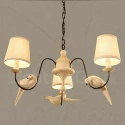 Lampă cu pandantiv vintage Rustic Lodge cu 3 lumini