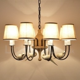 8 lumini Rustic Lodge Vintage pandantiv