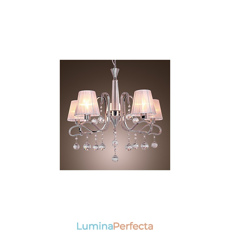 Candelabru din cristal galvanizat modern contemporan