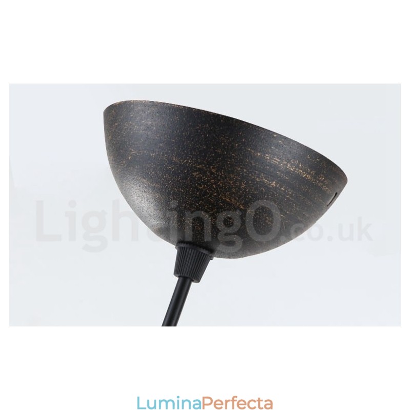 Lampă suspendată din metal retro vintage cu 1 lumină