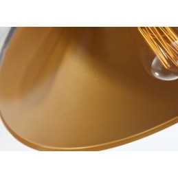 Lampă suspendată din metal retro vintage cu 1 lumină